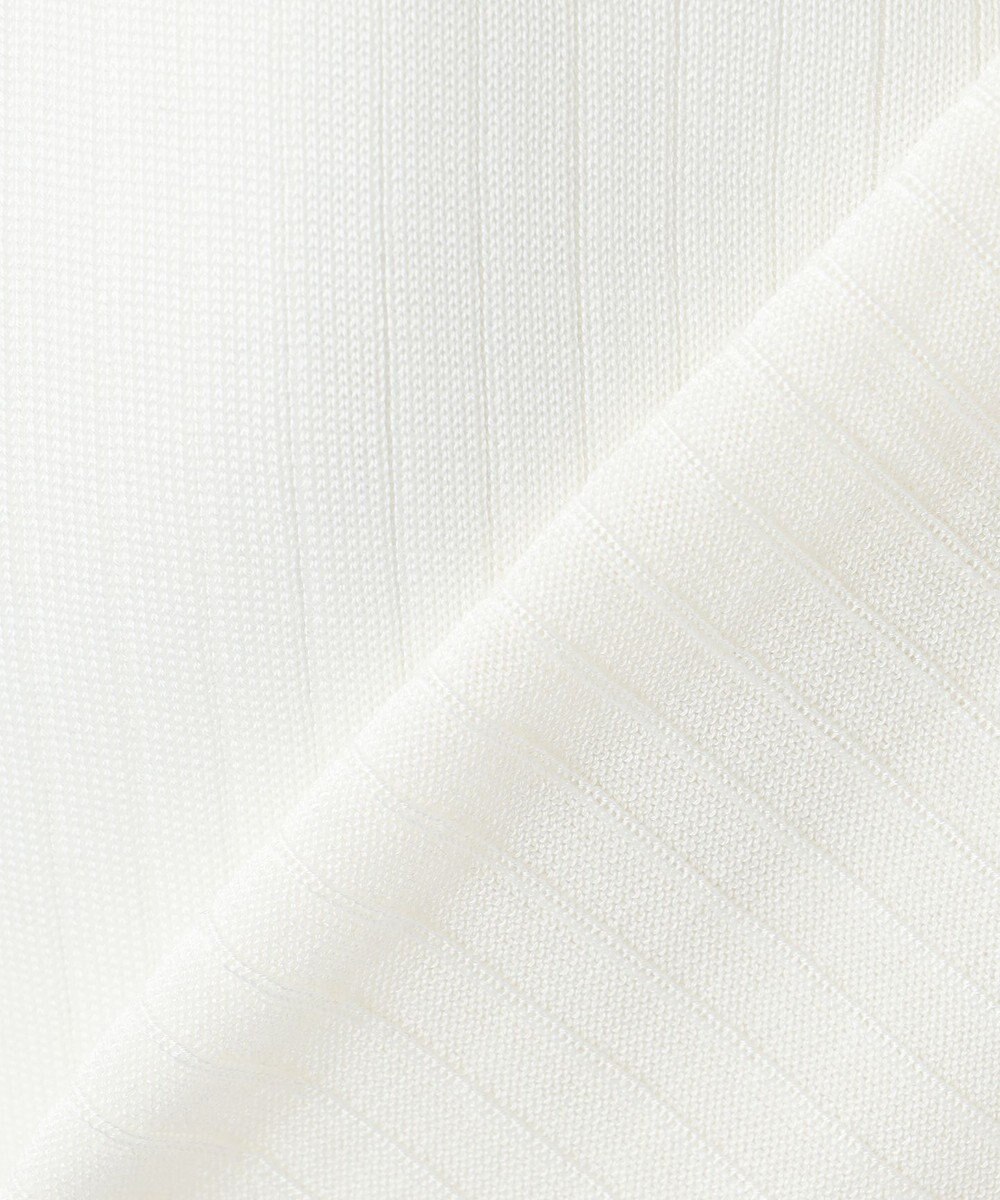 23区 【エステータ】シルクリブ 半袖ニット 