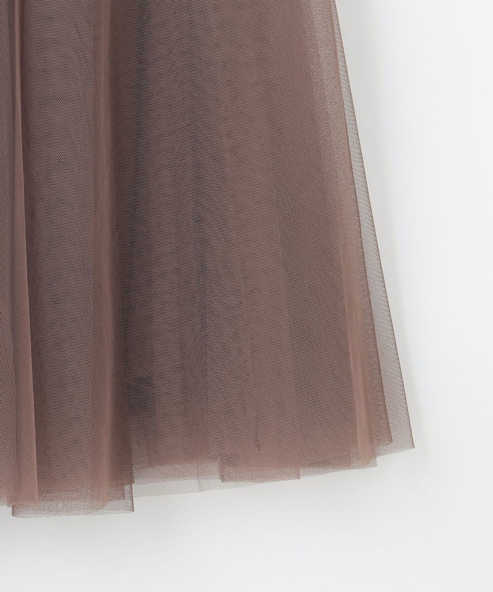 ANY 【ウエストゴム】チュールフレアースカート 