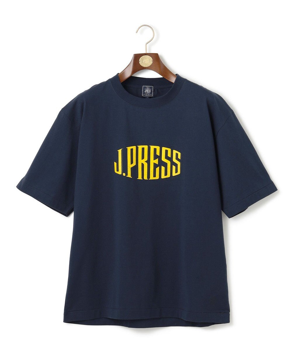 J.PRESS MEN 【J.PRESS ORIGINALS】Supima Recycle Jersey J.PRESS Logo T-shirt 