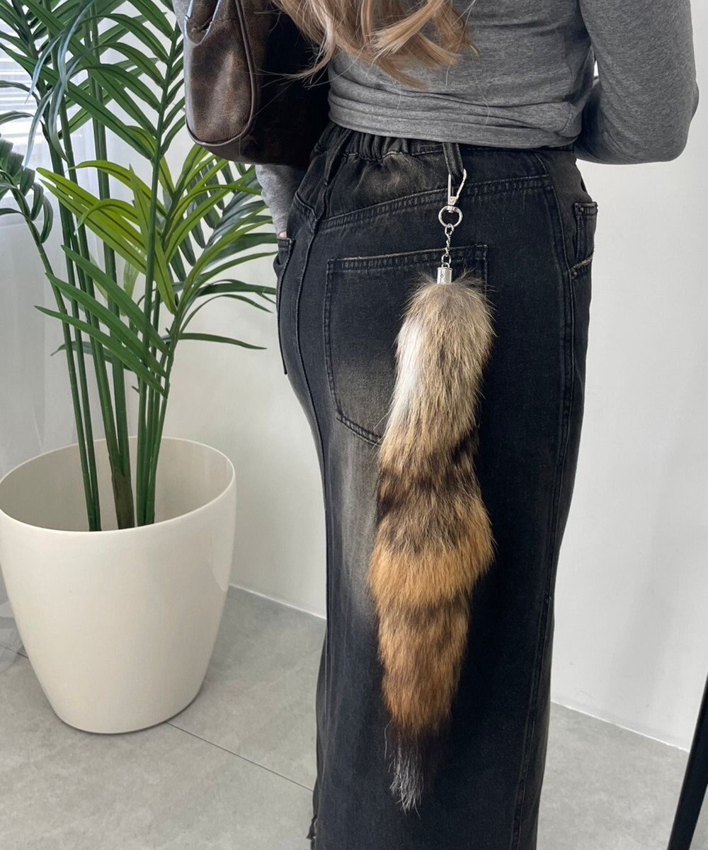 WEGO BIGファーしっぽキーホルダー 