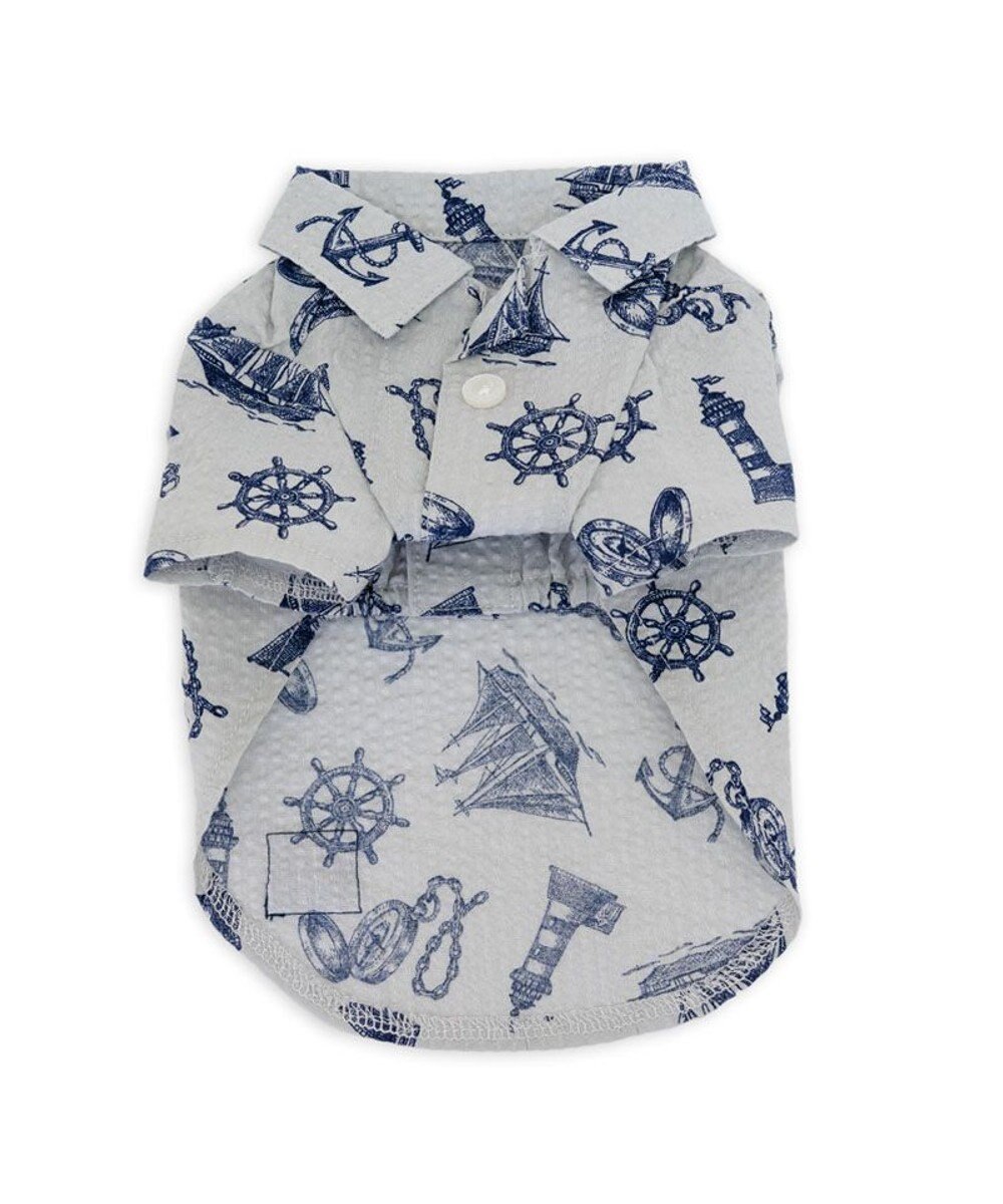 PET PARADISE J.PRESS マリンシャツ  《グレー》 小型犬 