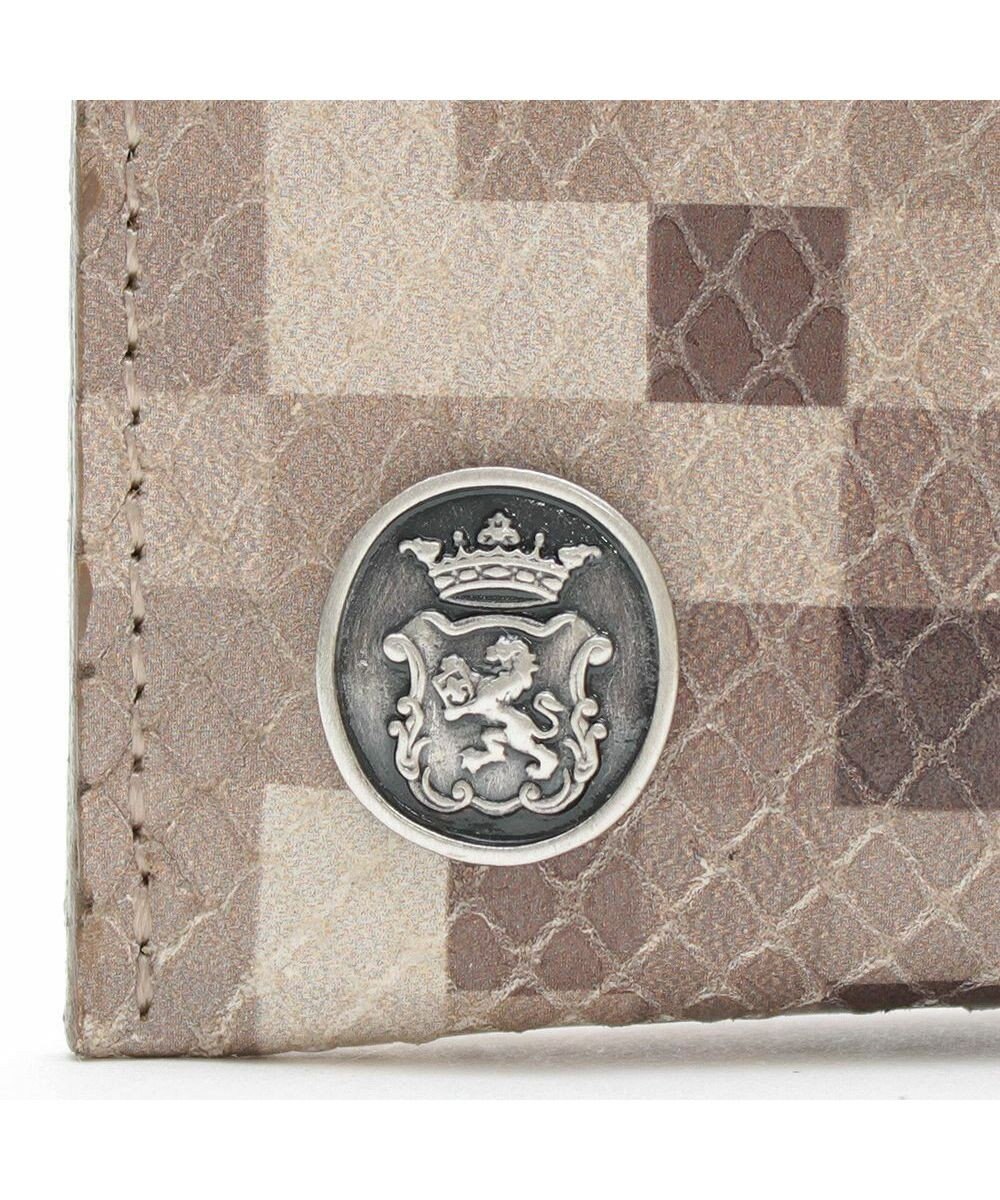 A.D.M.J. 【牛革】スネーク型押し/オーガナイザーパース 