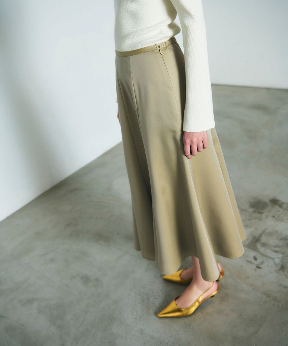 GRACE CONTINENTAL サテンマーメイドスカート 