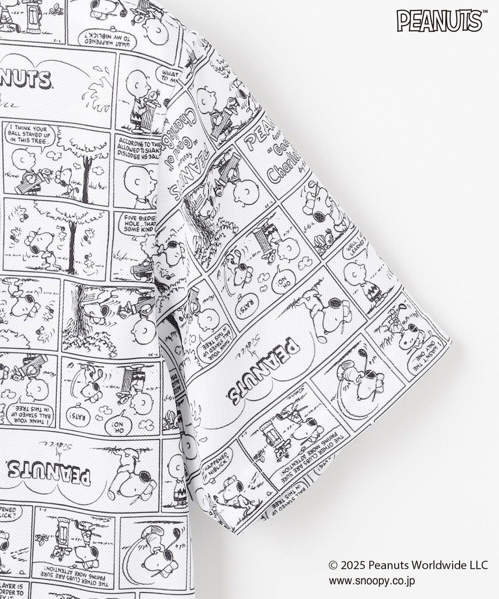 23区GOLF 【MEN】『PEANUTS』コラボ　アメコミ柄ポロシャツ 