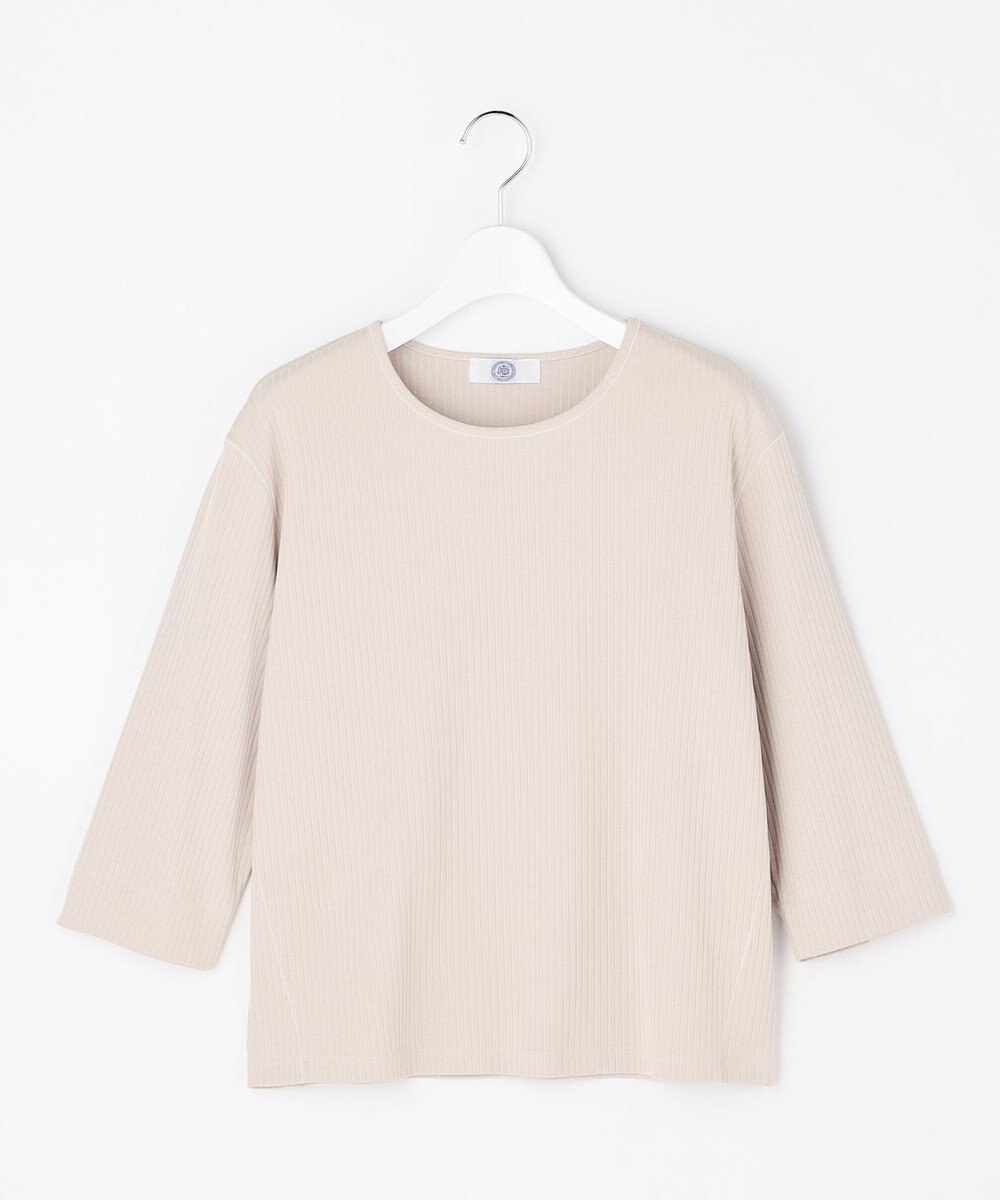 J.PRESS LADIES S 針抜きフライス クルーネック カットソー 