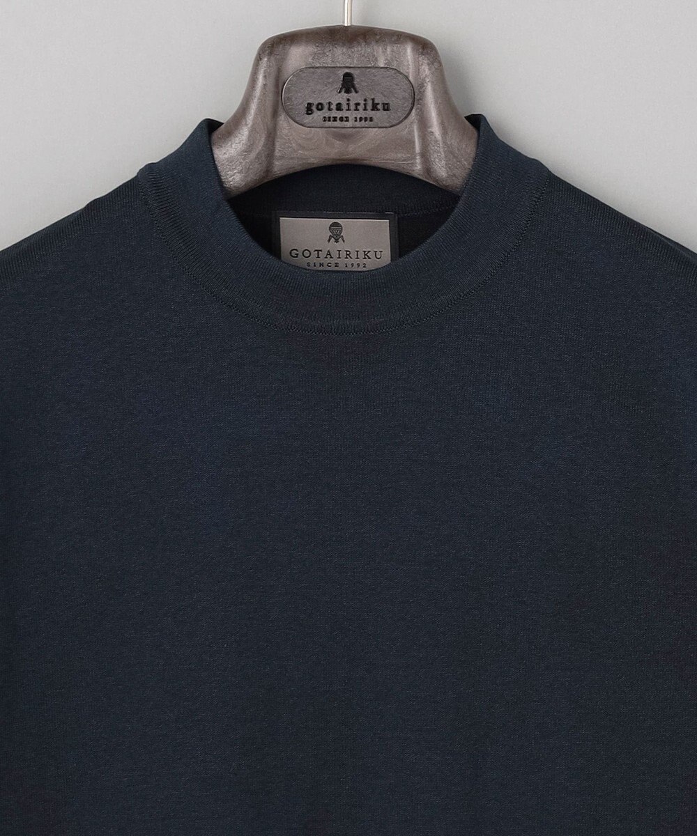GOTAIRIKU 綿とポリのいいとこどり【洗濯機可】テーラード DRESS BIZ ニットTシャツ 