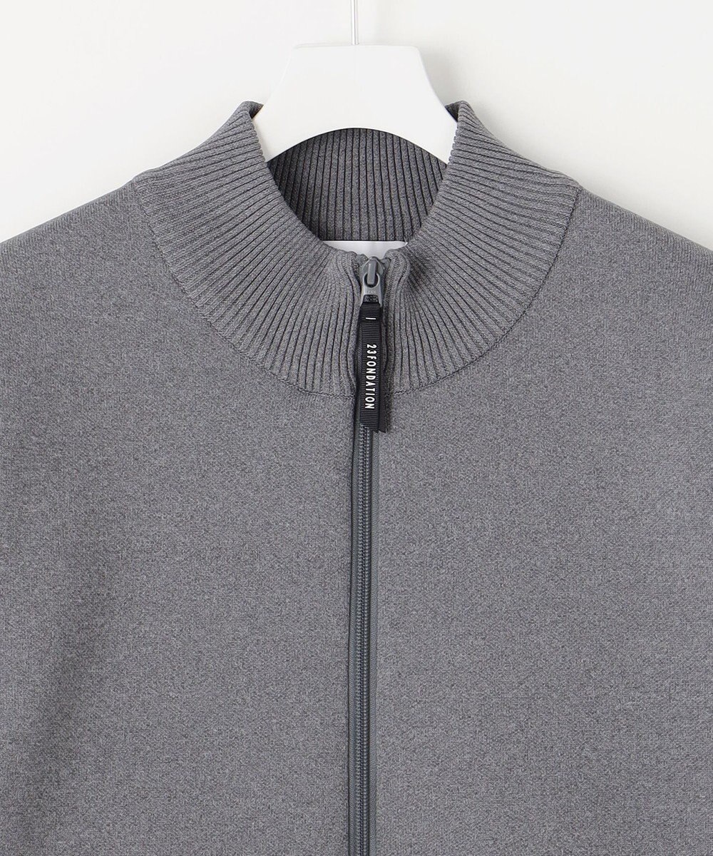 23区GOLF 【23Fondation/MEN】ハイブリッド ニットアウター 