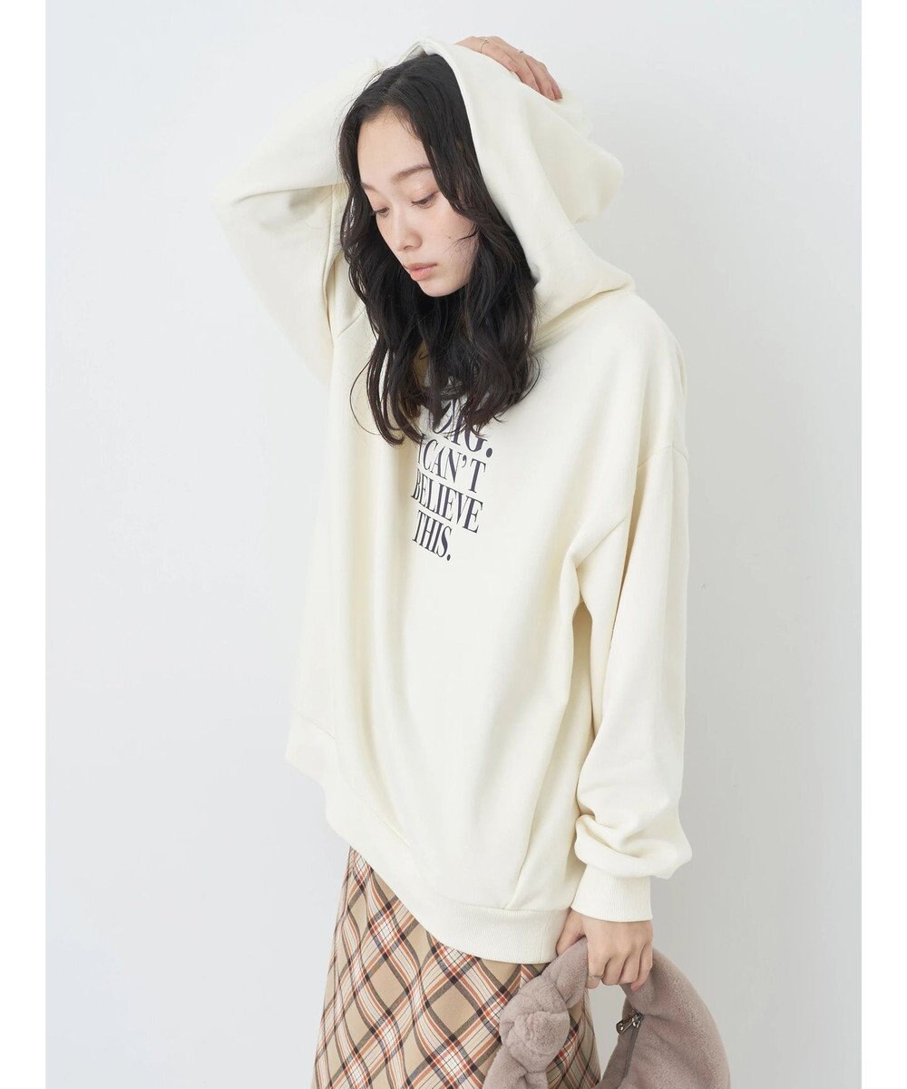 earth music&ecology ロゴスウェットフーディー 