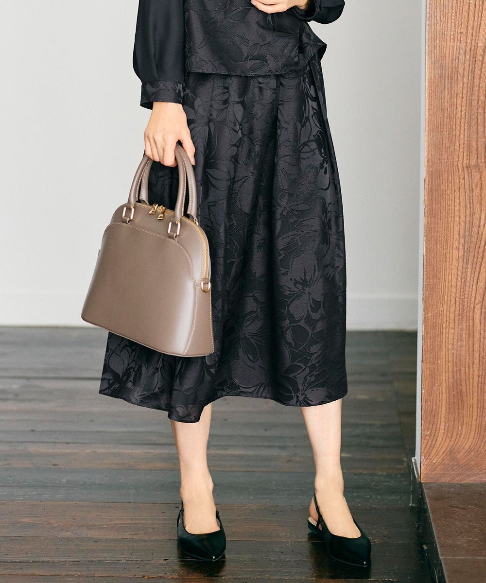 自由区 L 【17号サイズまで展開・セットアップ対応】フラワーオパールプリント スカート 