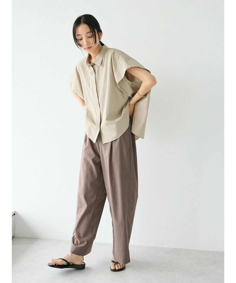 CRAFT STANDARD BOUTIQUE ステンサイドソリッドストライプブラウス① 