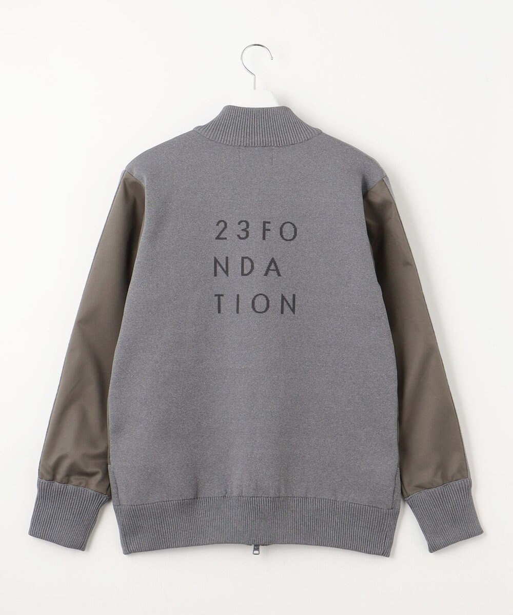 23区GOLF 【23Fondation/MEN】ハイブリッド ニットアウター 