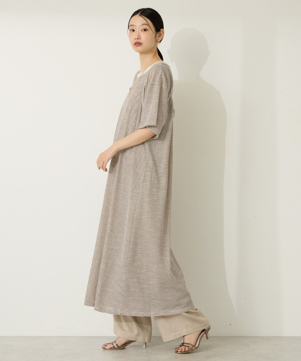 AMERICAN HOLIC 【2点セット】レイヤードボーダーＴワンピース 