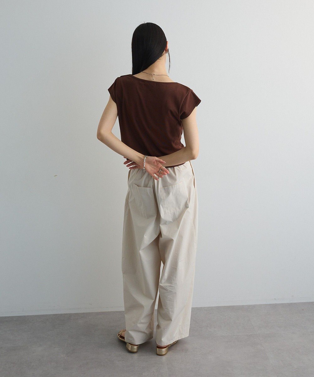 Green Parks ドレープオフショルフレンチ袖Ｔシャツ 