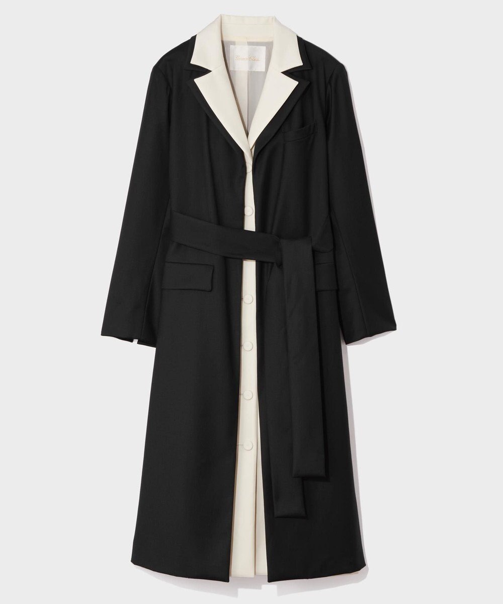 GRACE CONTINENTAL シルクウールコートドレス 