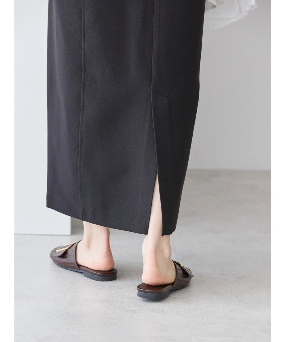 AMERICAN HOLIC イージーケアＵネックＩラインワンピース 