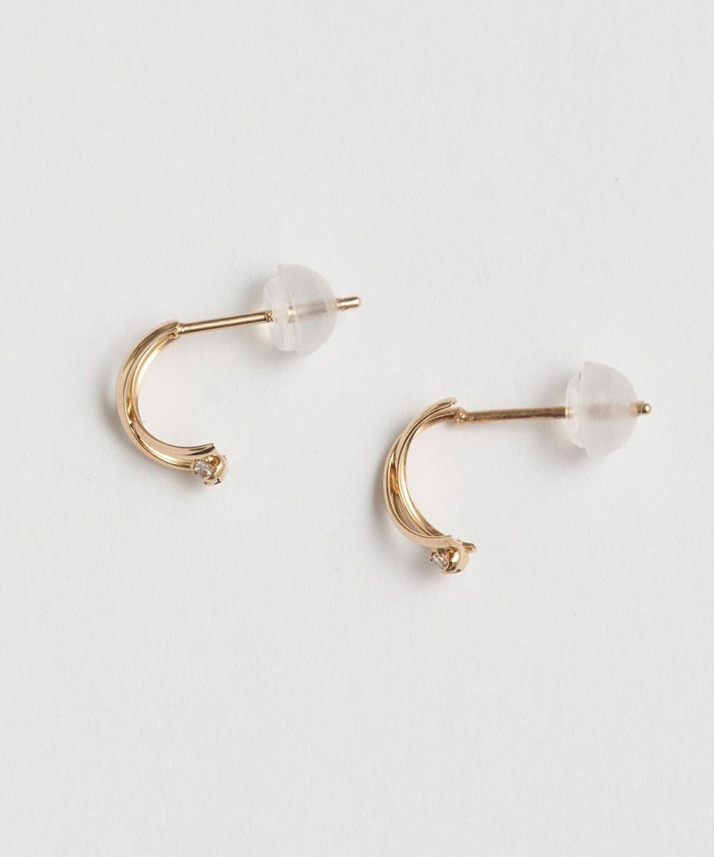 Phoebe 【 K10 】クロッシングビジューピアス 