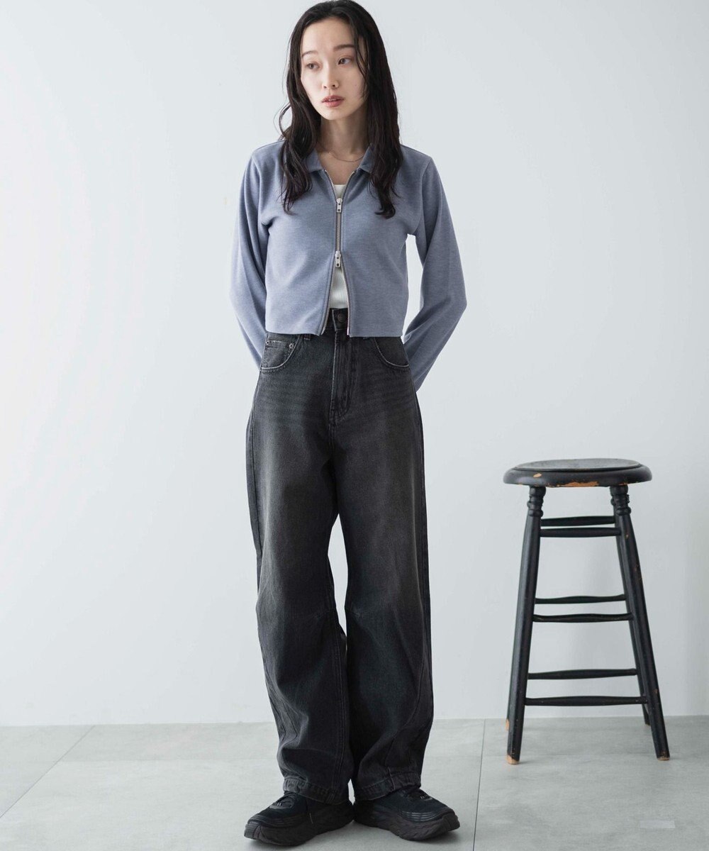 WEGO カーブデニムパンツ 