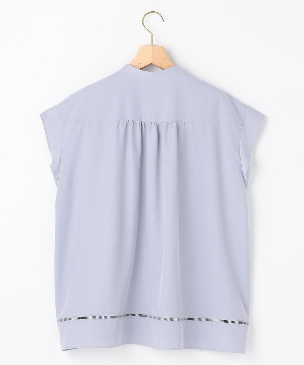 組曲 【先行予約】スムースクロス ピンタックブラウス 