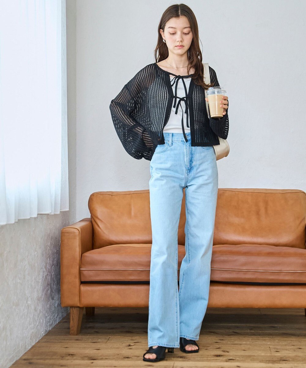 WEGO メッシュリボンカーディガン 