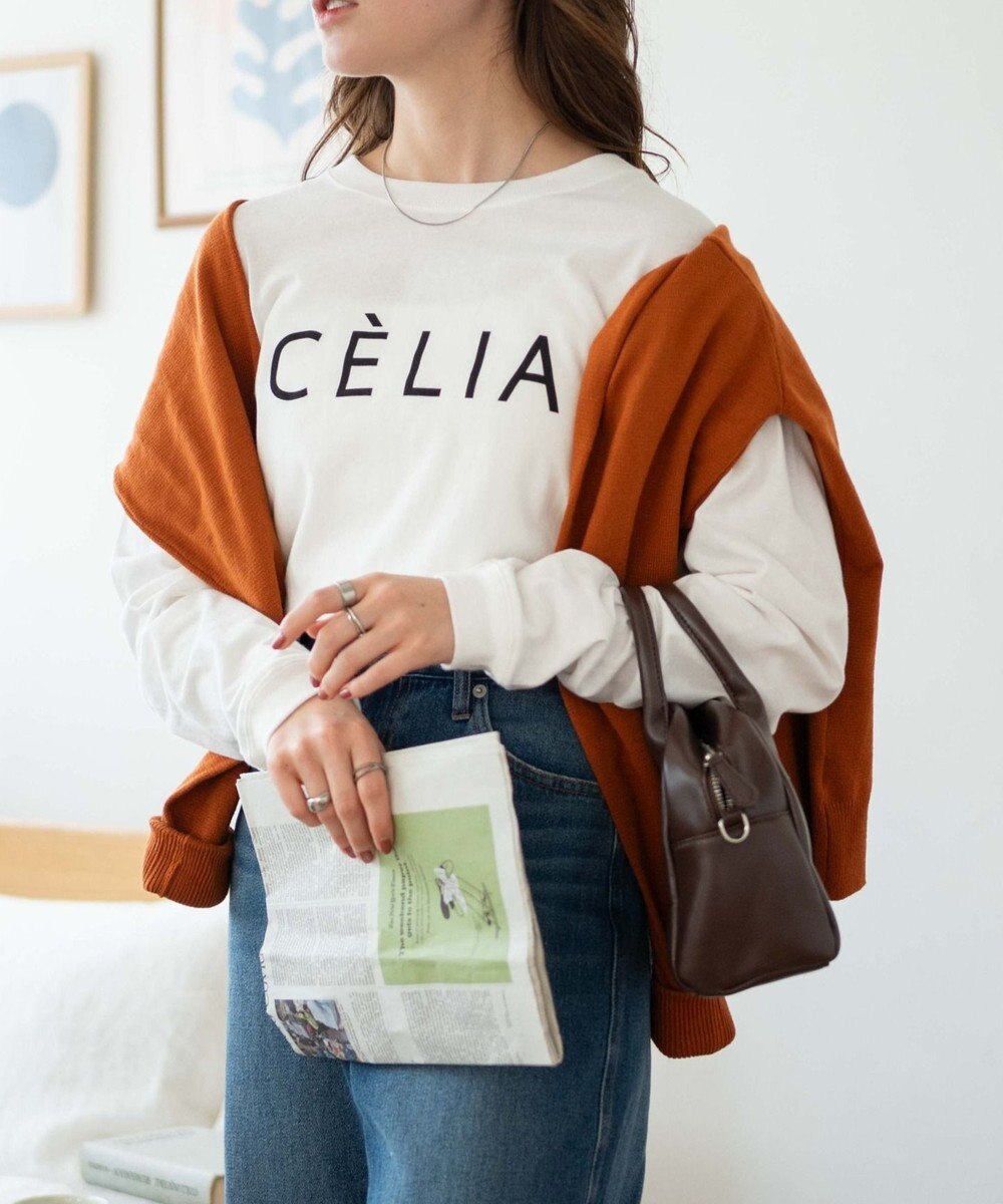 WEGO 【WEB限定】クルーネックプリントロンT 