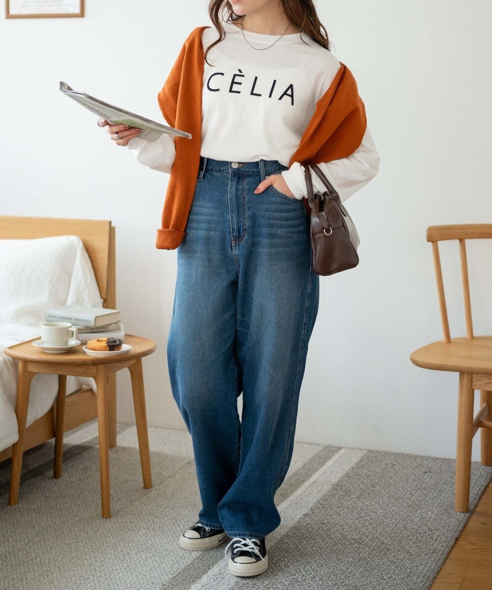 WEGO 【WEB限定】クルーネックプリントロンT 