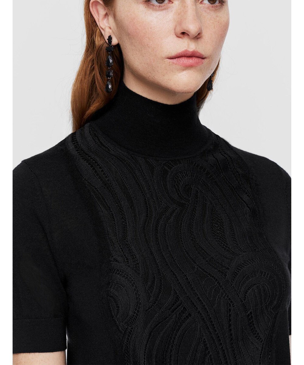 JOSEPH レース&ニット　ショートスリーブニット 