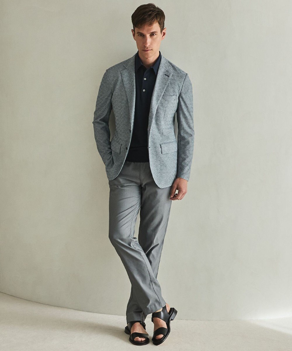 GOTAIRIKU 毎日の仕事着に【洗濯機可】テーラード DRESS BIZ ニットポロ 