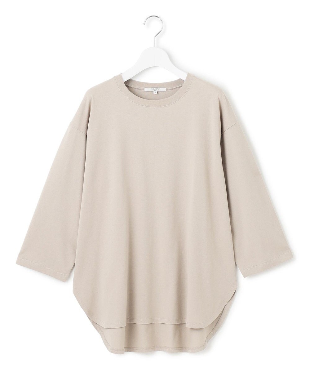 23区 L 【SLOW/一部店舗限定】MVSコットン チュニック シンプルTEE 