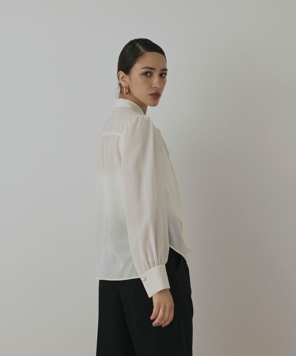 GRACE CONTINENTAL トリアセボウタイブラウス 