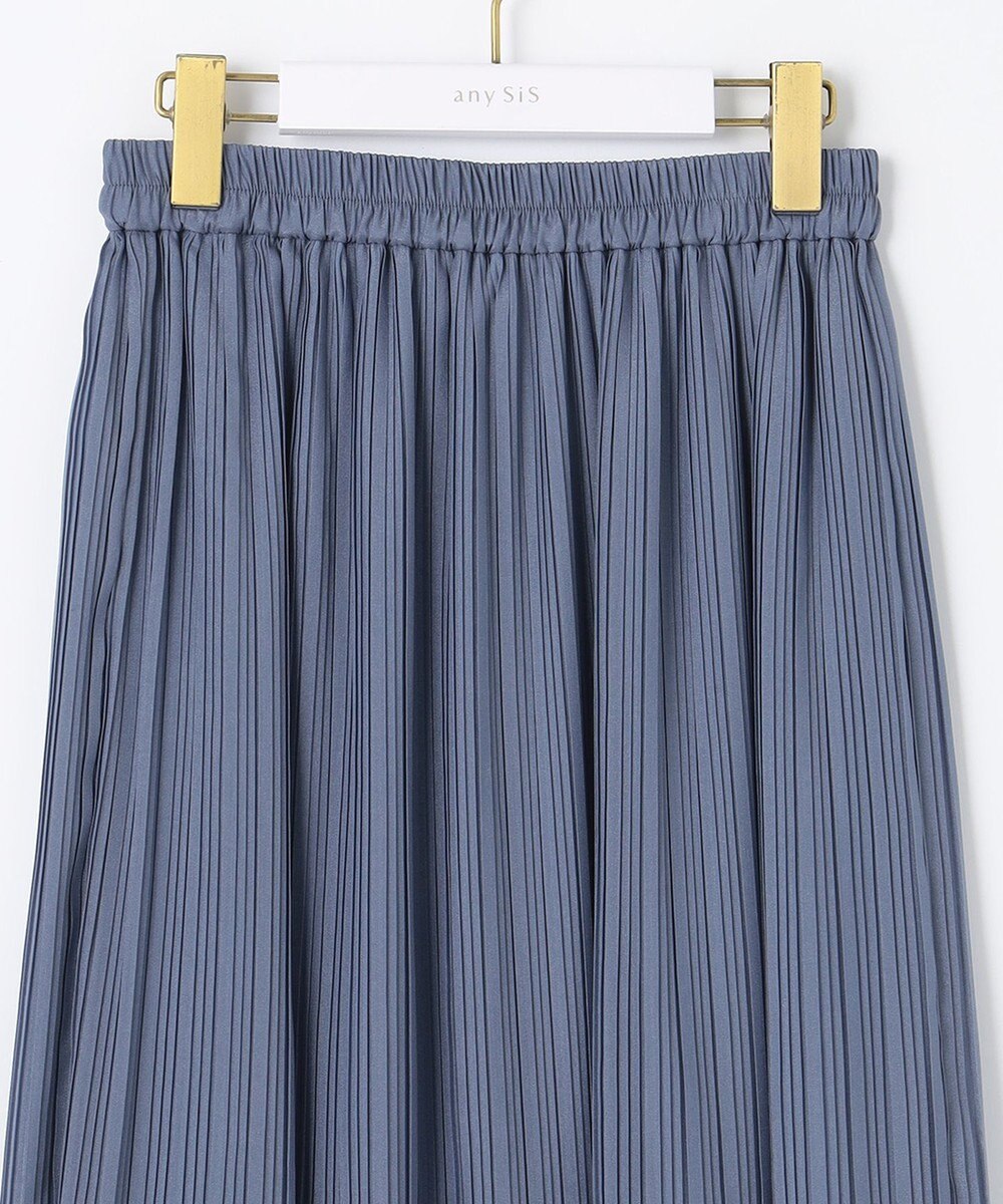 ANY SIS L 【洗える】シフォンプリーツ スカート 