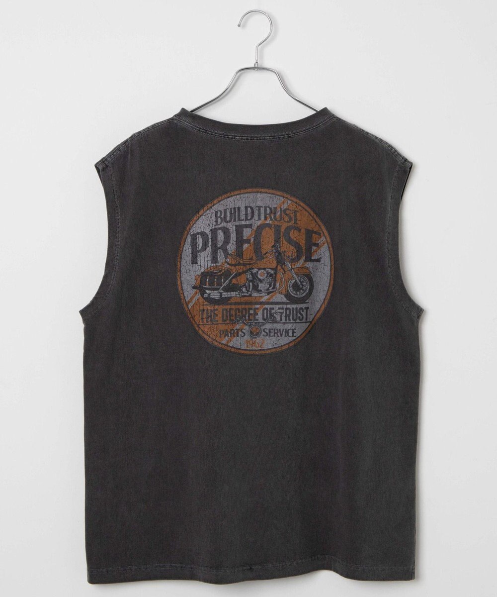 WEGO 【ユニセックス着用アイテム/手洗い可】ピグメントグラフィックノースリーブ 