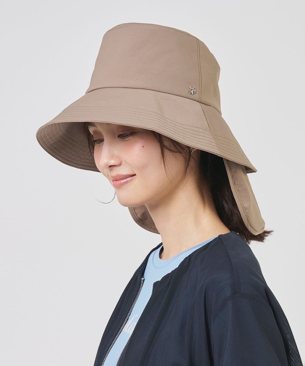 J.PRESS LADIES 【畳める・2way】ワイドブリム ハット 