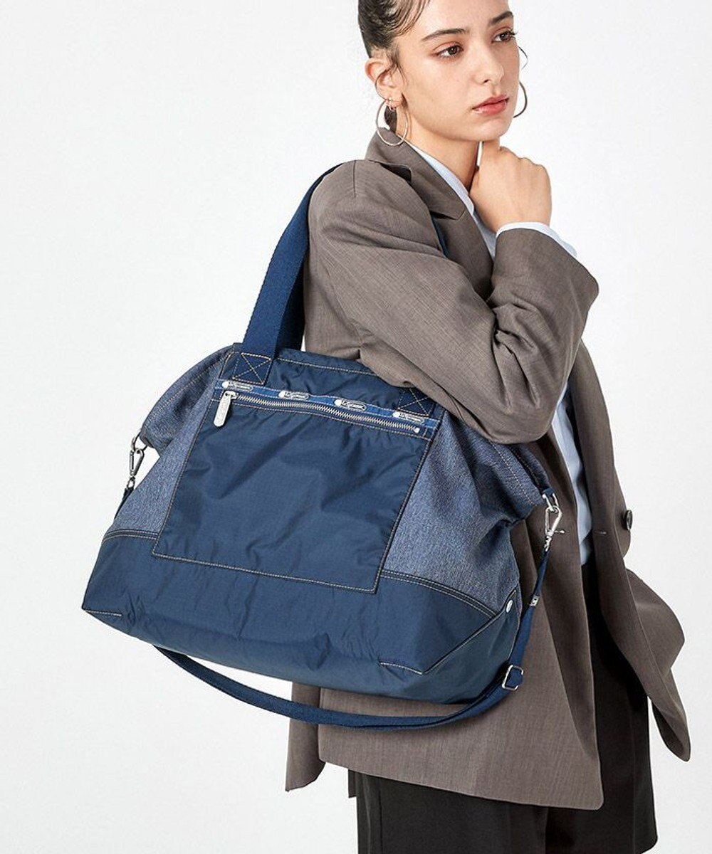 LeSportsac DENIM E/W TOTE/ミディアムデニムウォッシュ ミディアムデニムウォッシュ