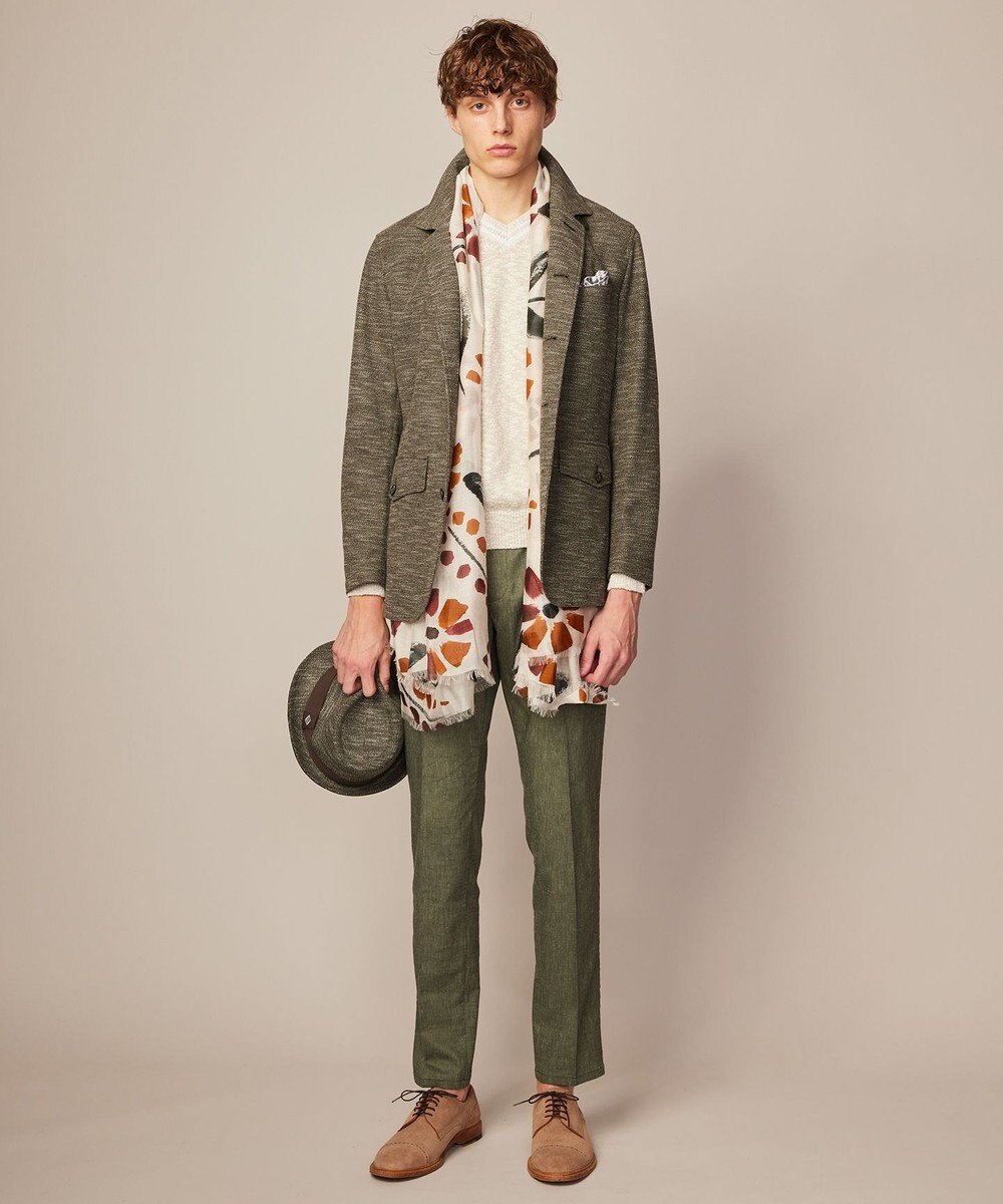 JOSEPH ABBOUD 【 LANIFICIO ROMA】バックプリントジャージー ハット 