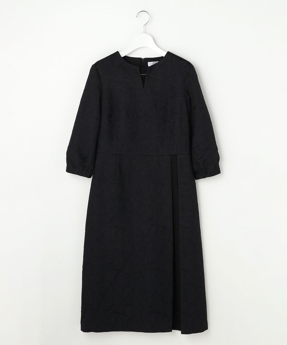 J.PRESS LADIES S ボタニカルジャガード ワンピース 