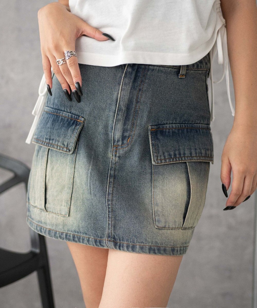 WEGO カーゴミニスカート 