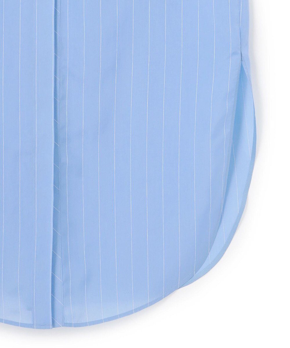 ICB 【WEB＆一部店舗限定】PreshrunkCupraStripe シャツワンピース 