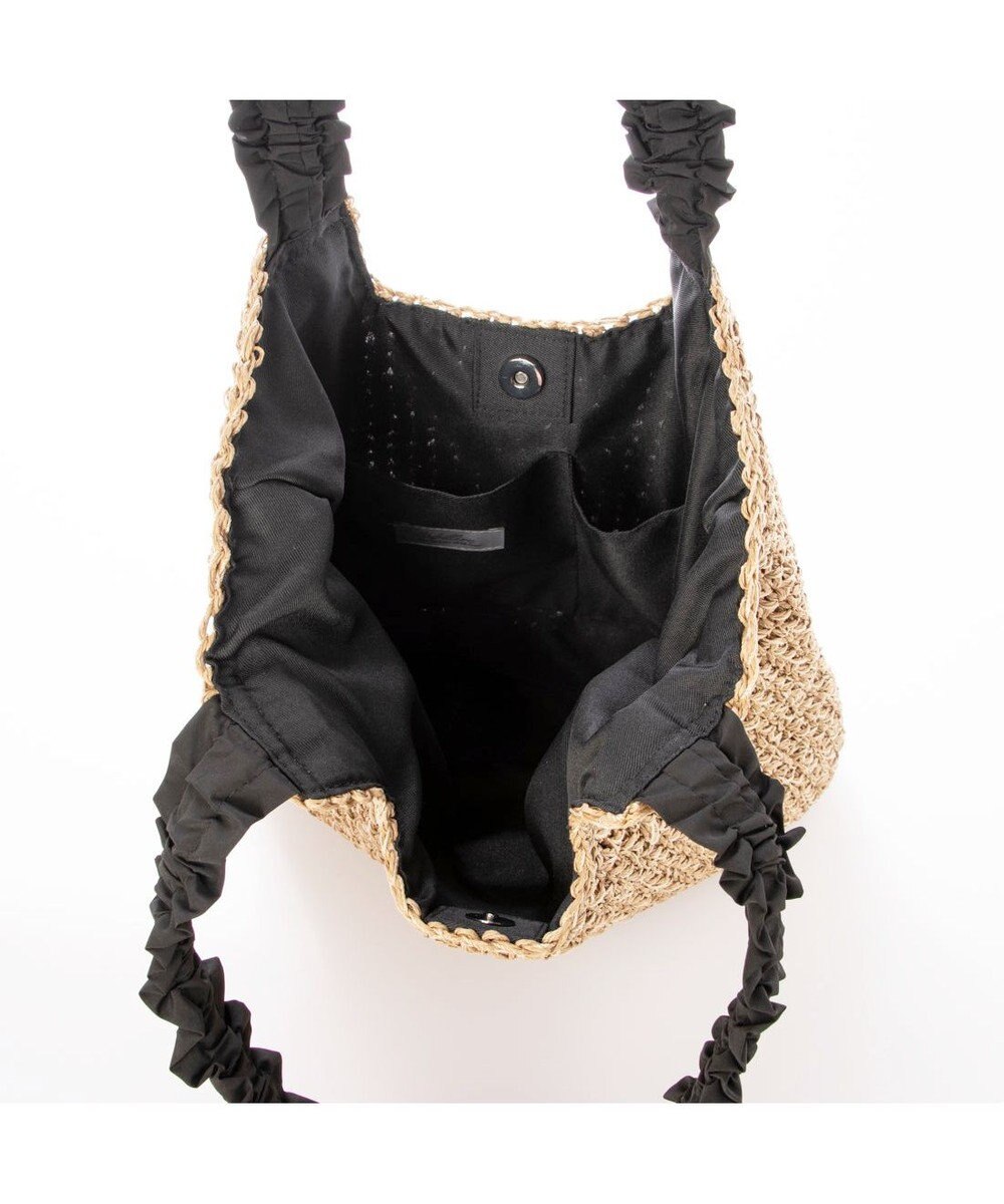 UNBILLION カシュカシュ cachecache / フリルハンドルクロッシェトート 