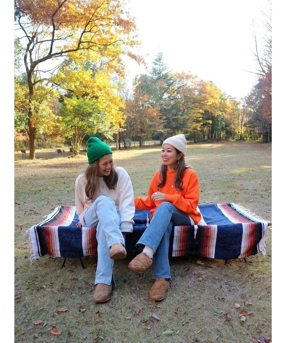 Green Parks バックロゴプリントスウェット 