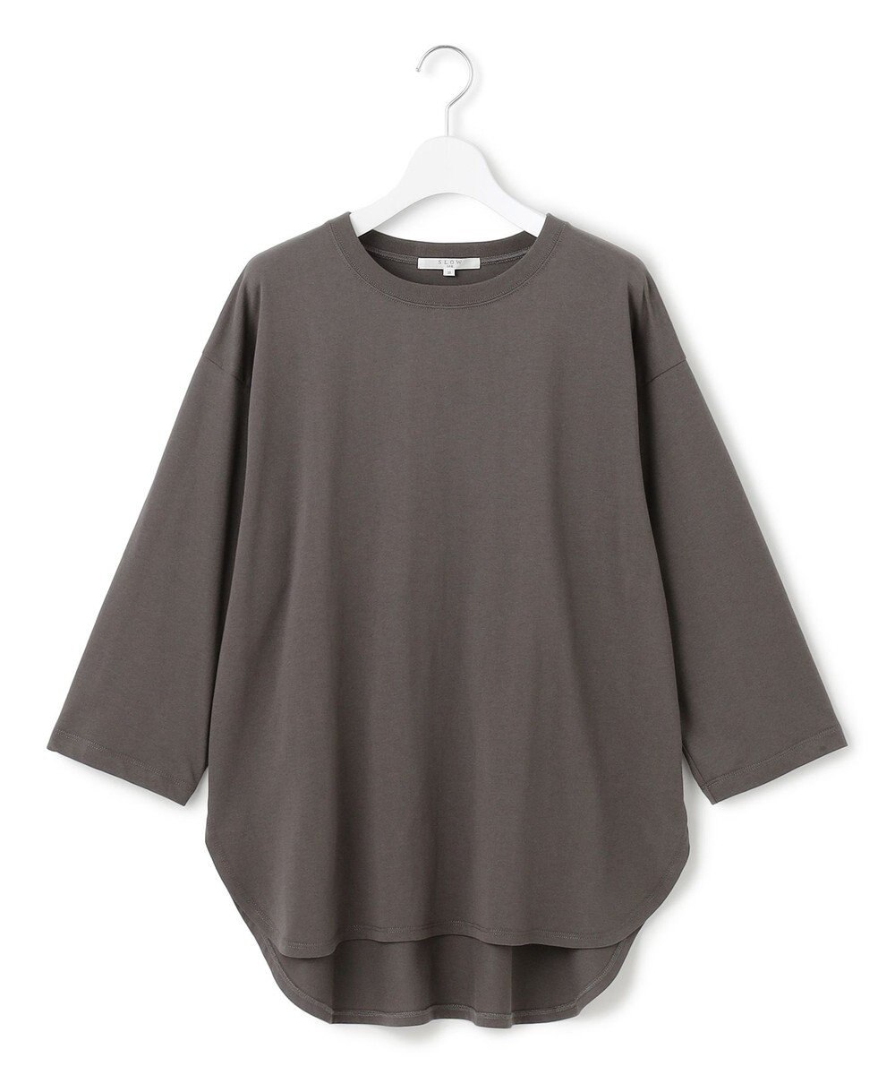 23区 L 【SLOW/一部店舗限定】MVSコットン チュニック シンプルTEE 