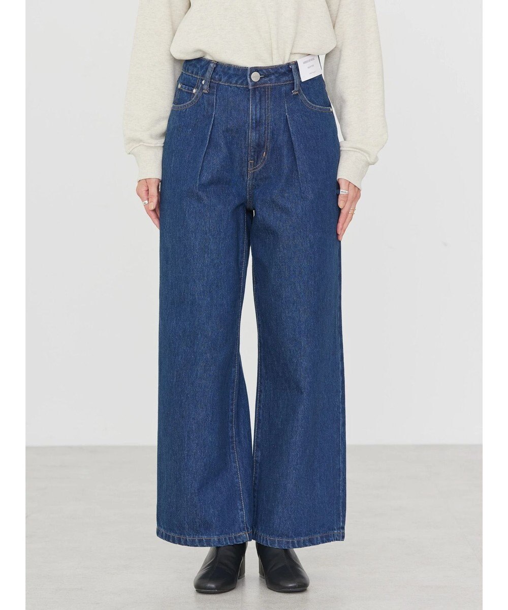 AMERICAN HOLIC フロントタックワイドデニム 