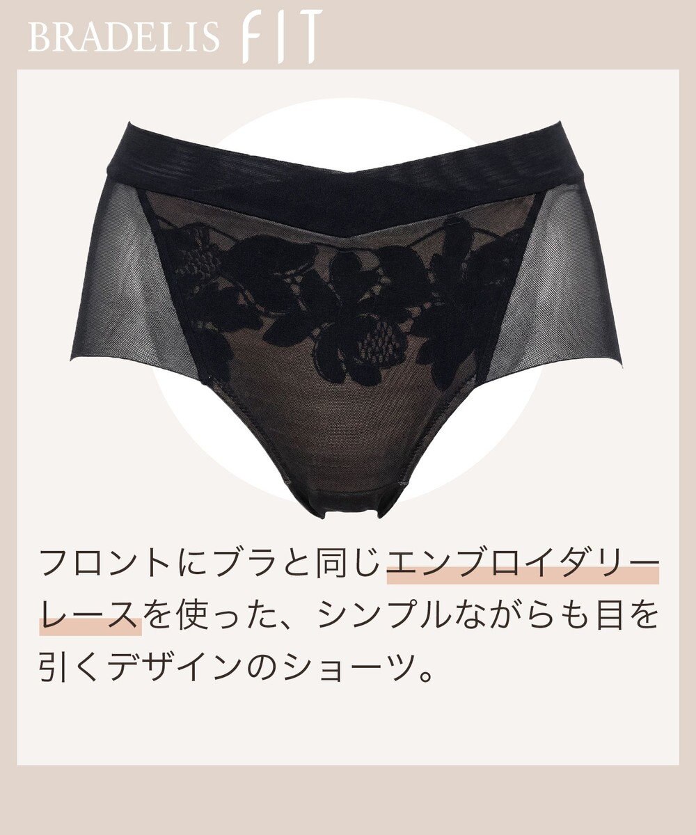 BRADELIS New York 【BRADELIS FIT】Sheer Skinstyle Panty 