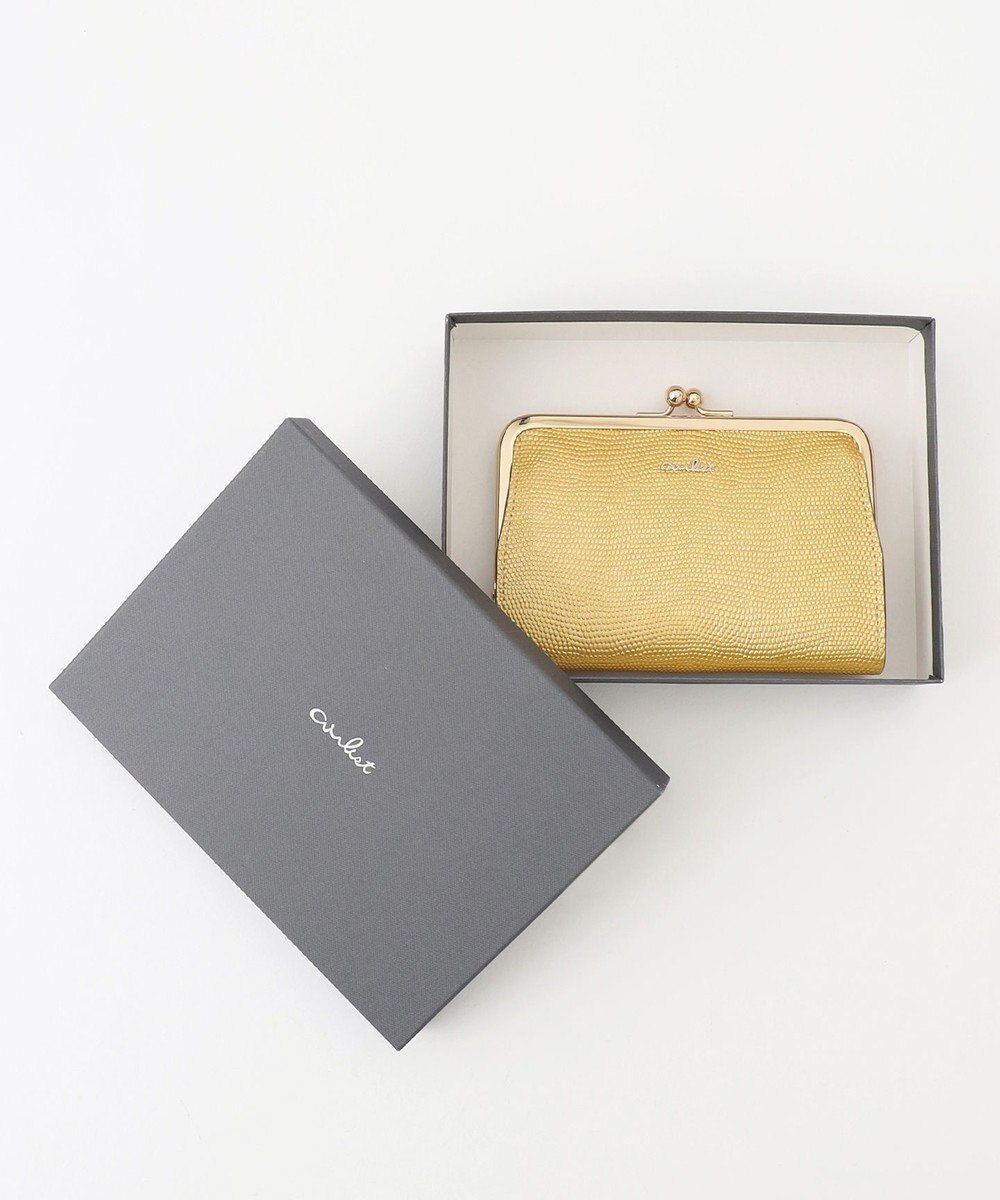 airlist がま口財布 LUNA Metallic ルナメタリック ＜イエロー＞ 