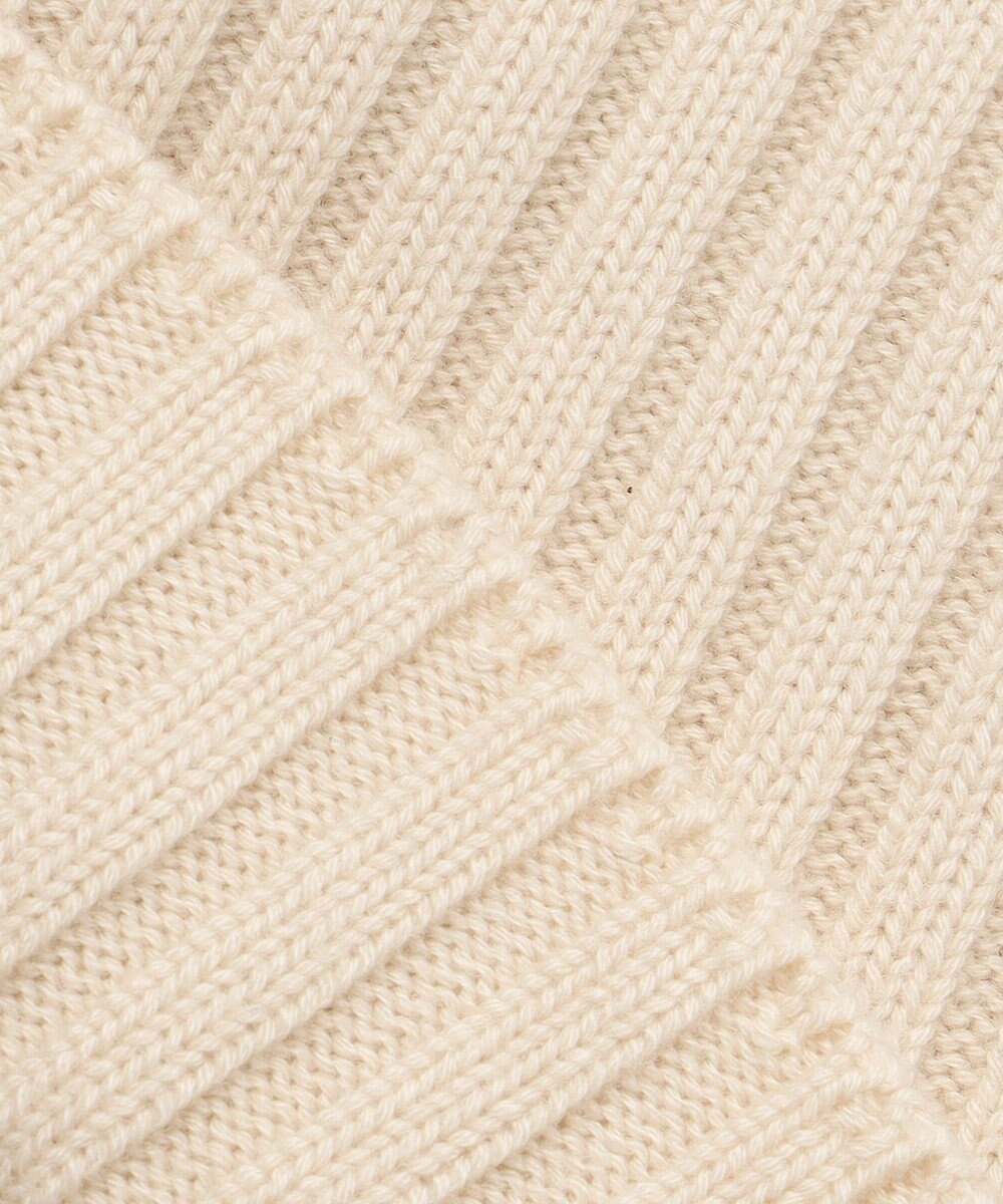 uncrave 【洗える】メリノウール ショートカーディガン（uncrave WHITE） 