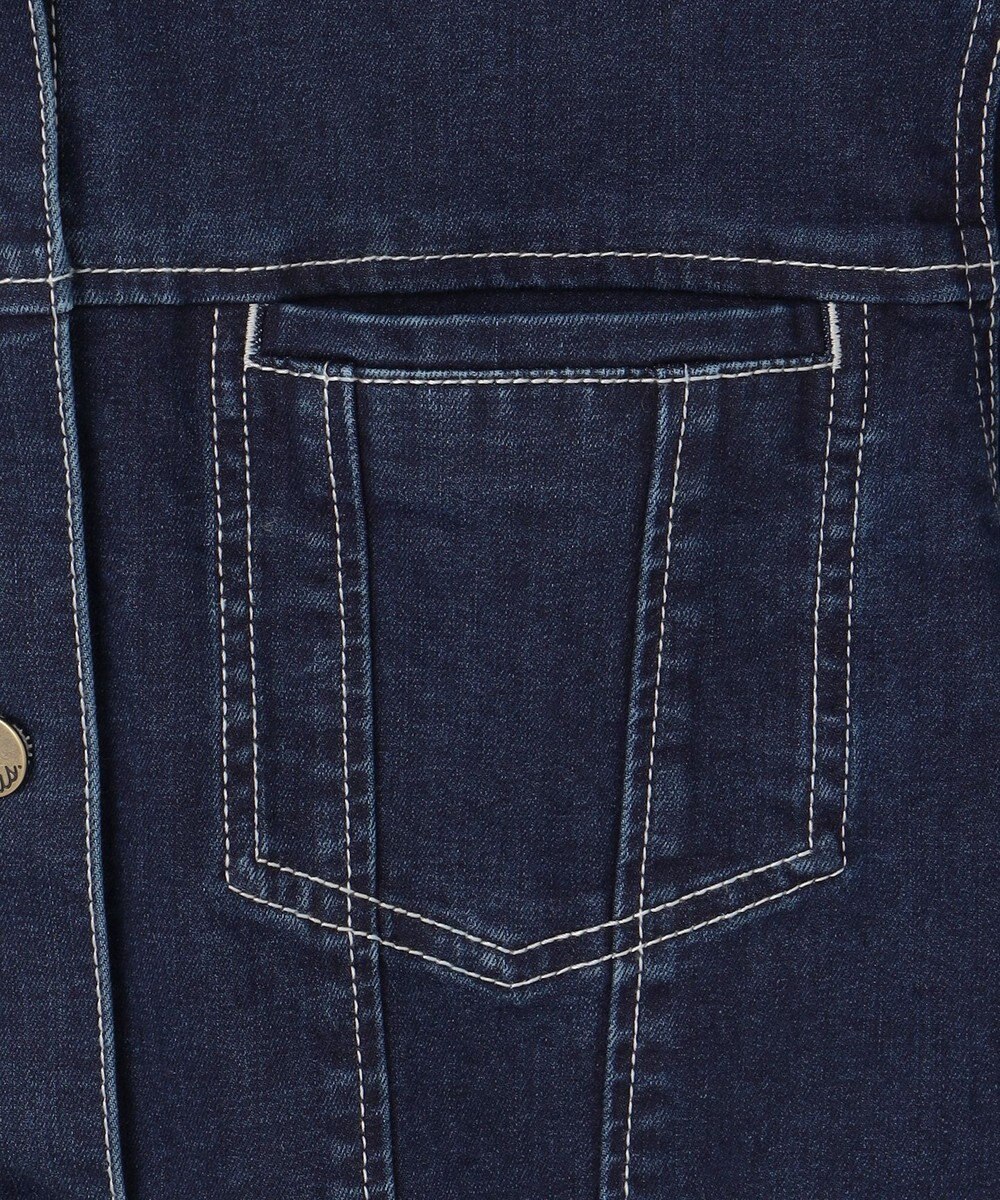 ANY SIS 【洗える】ストレッチライトデニム ジャケット 