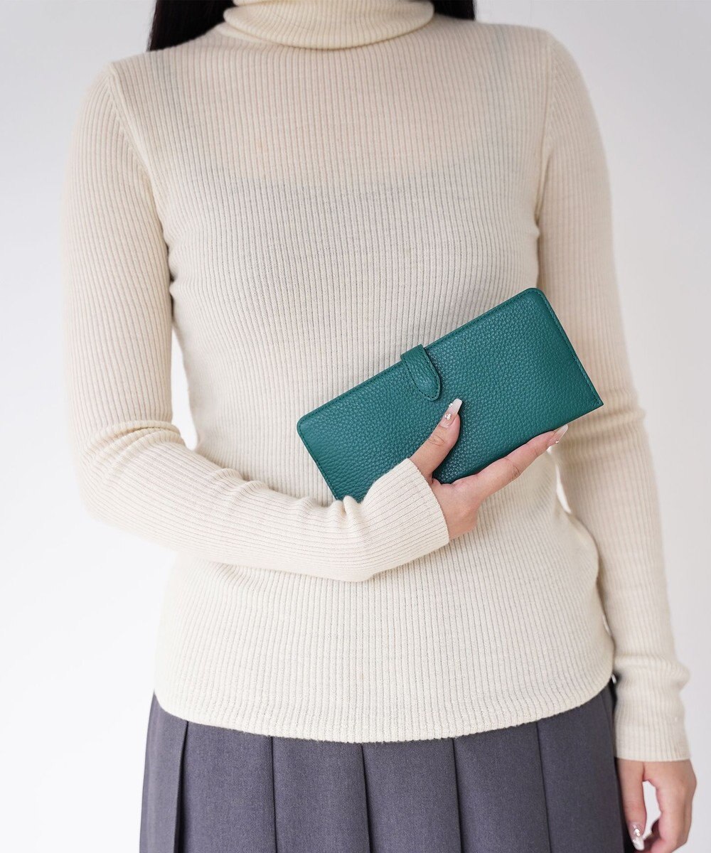 Atelier nuu 日本製 薄マチ本革 lim スマートロングウォレット 