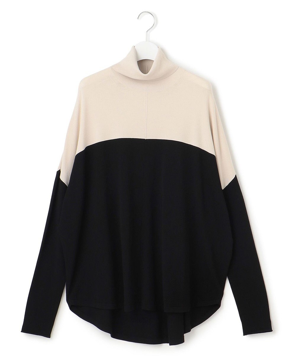 ICB L 【新色追加・WEB限定カラーあり】 ヴィスコースワイド タートルネックプルオーバー 