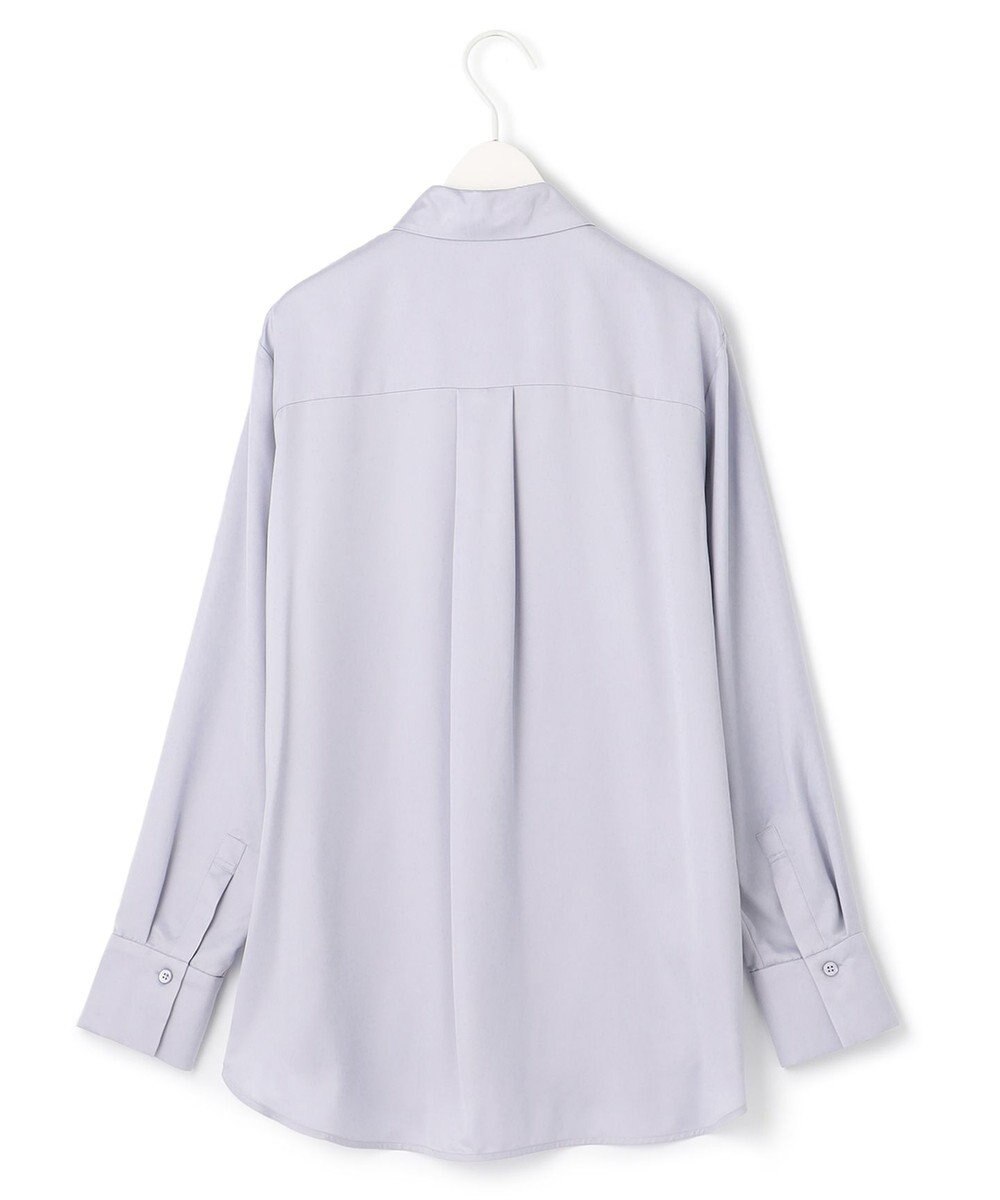 ICB 【洗える】 ルゼブフィブリルサテン シャツ 