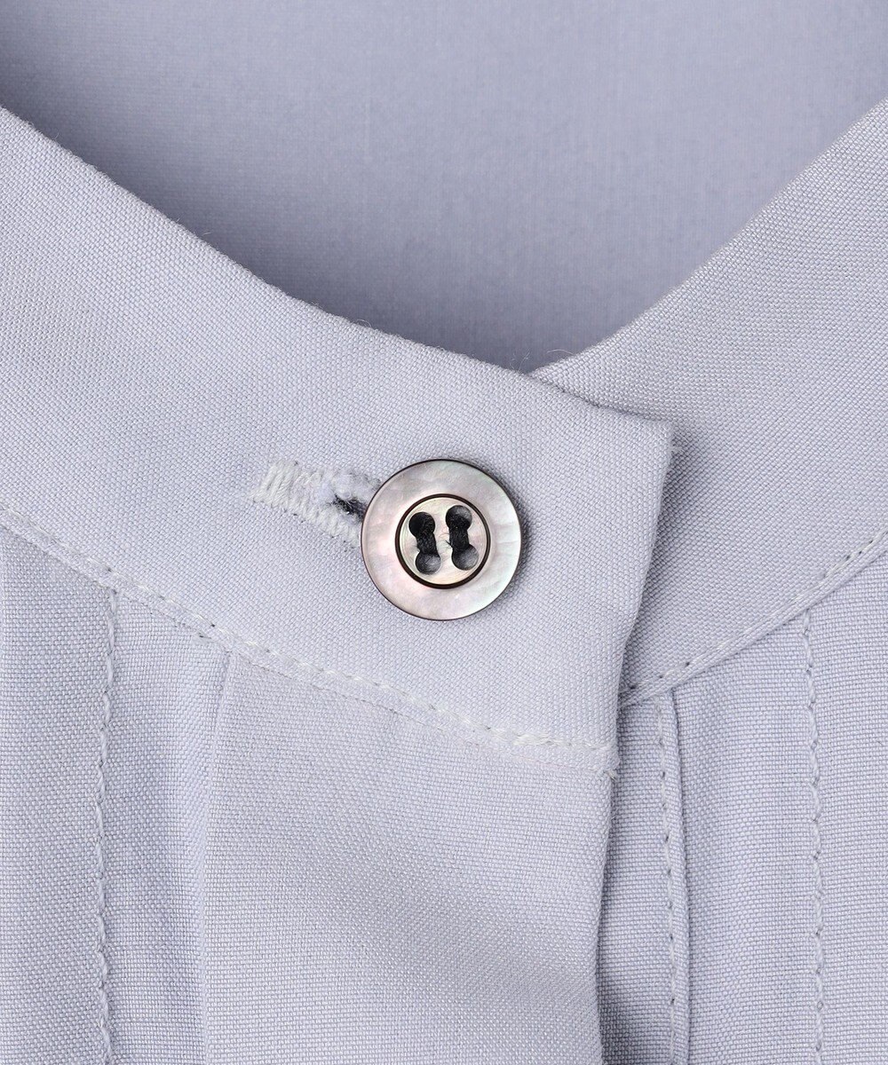 組曲 【先行予約】スムースクロス ピンタックブラウス 