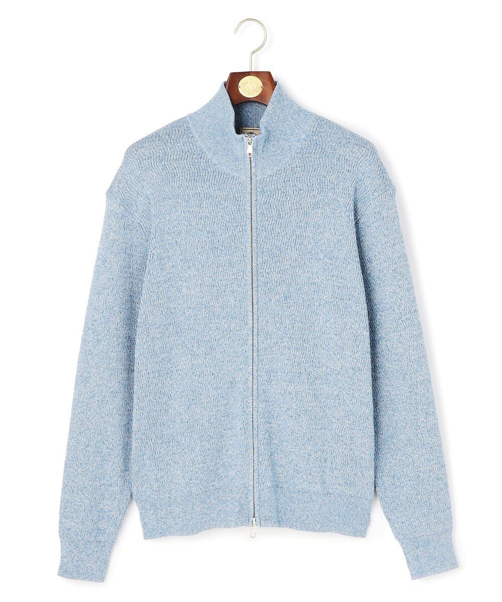 J.PRESS MEN ギマコットンフルジップ カーディガン 